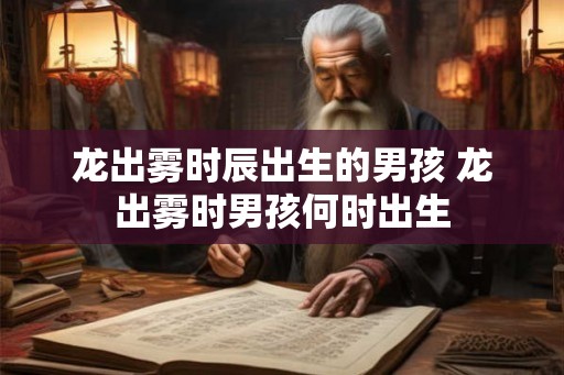 龙出雾时辰出生的男孩 龙出雾时男孩何时出生