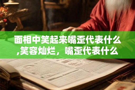 面相中笑起来嘴歪代表什么,笑容灿烂，嘴歪代表什么？