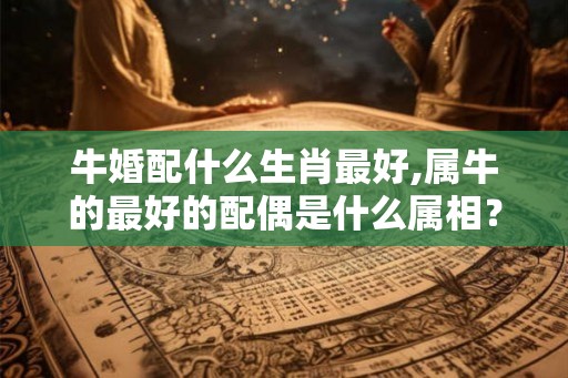 牛婚配什么生肖最好,属牛的最好的配偶是什么属相？