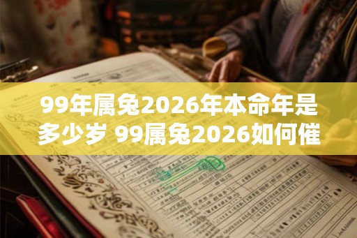 99年属兔2026年本命年是多少岁 99属兔2026如何催旺运势