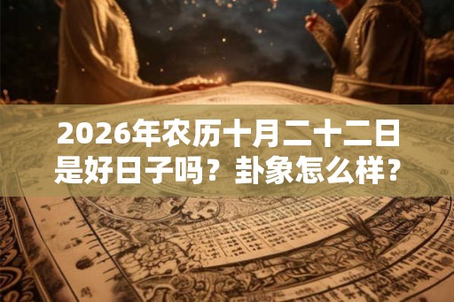 2026年农历十月二十二日是好日子吗?卦象怎么样? 2026年农历十月二十二日是好日子吗?卦象怎么样?