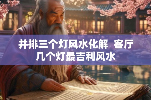 并排三个灯风水化解 客厅几个灯最吉利风水 并排三个灯风水化解 客厅几个灯最吉利风水