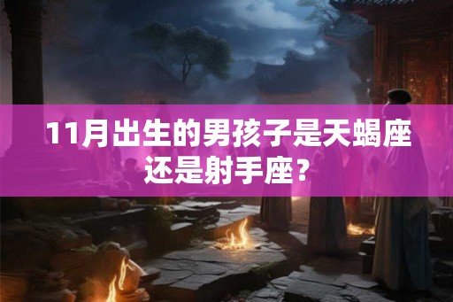 11月出生的男孩子是天蝎座还是射手座？