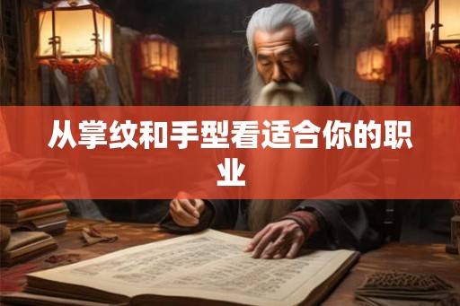 从掌纹和手型看适合你的职业