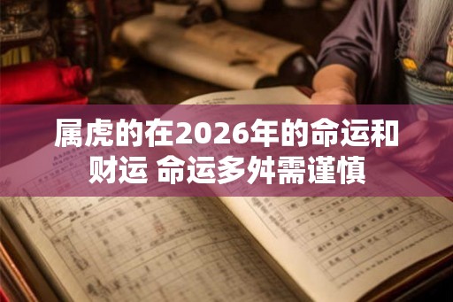 属虎的在2026年的命运和财运 命运多舛需谨慎
