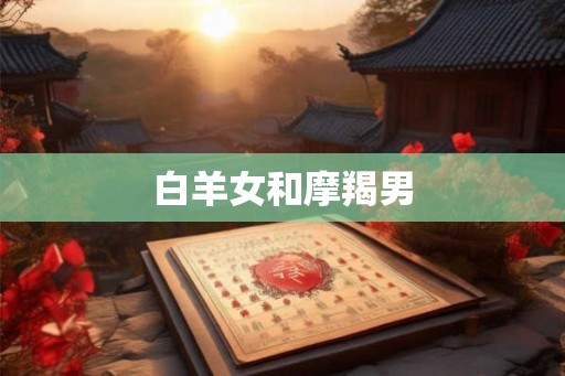 白羊女和摩羯男