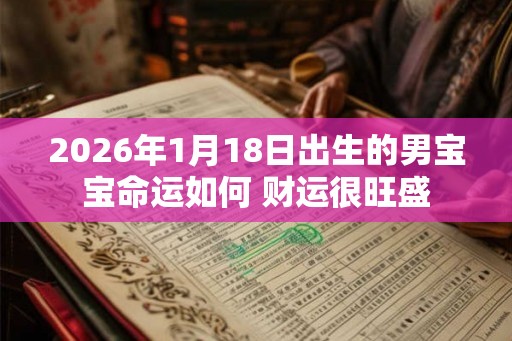 2026年1月18日出生的男宝宝命运如何 财运很旺盛 2026年1月18日出生的男宝宝命运如何 财运很旺盛