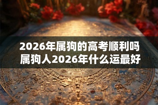 2026年属狗的高考顺利吗 属狗人2026年什么运最好