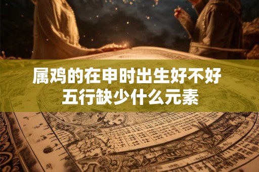 属鸡的在申时出生好不好 五行缺少什么元素