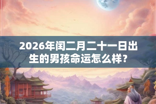 2026年闰二月二十一日出生的男孩命运怎么样? 2026年闰二月二十一日出生的男孩命运怎么样?