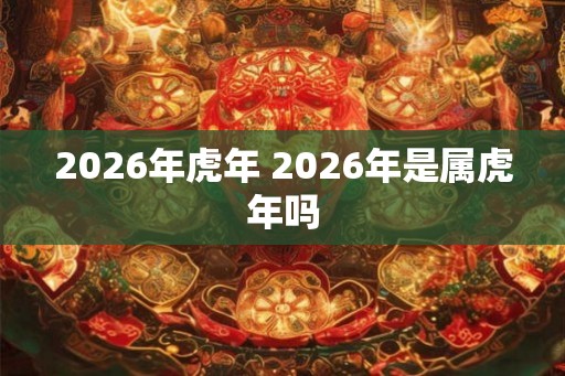 2026年虎年 2026年是属虎年吗