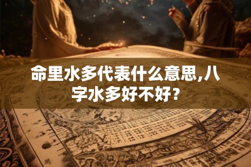 命里水多代表什么意思,八字水多好不好？