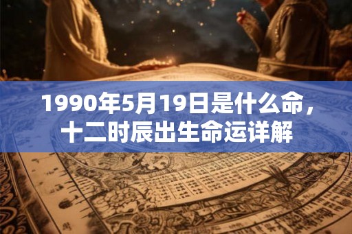 1990年5月19日是什么命，十二时辰出生命运详解