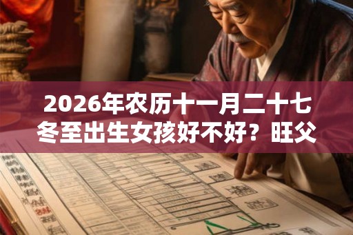 2026年农历十一月二十七冬至出生女孩好不好？旺父母吗？