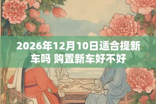 2026年12月10日适合提新车吗 购置新车好不好