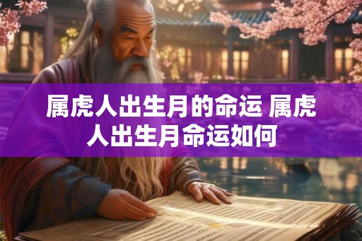 属虎人出生月的命运 属虎人出生月命运如何