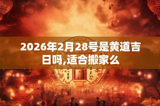 2026年2月28号是黄道吉日吗,适合搬家么 2026年2月28号是黄道吉日吗,适合搬家么