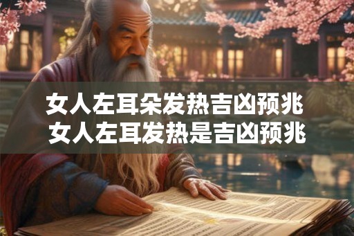 女人左耳朵发热吉凶预兆 女人左耳发热是吉凶预兆