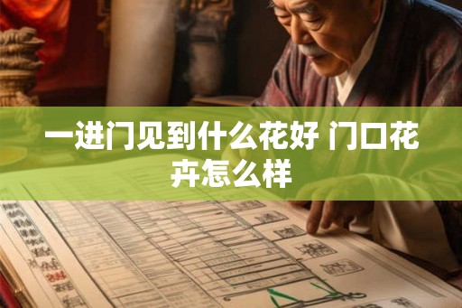 一进门见到什么花好 门口花卉怎么样