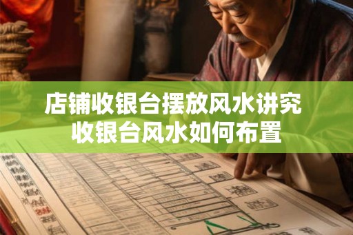 店铺收银台摆放风水讲究 收银台风水如何布置