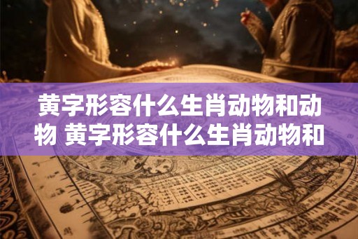 黄字形容什么生肖动物和动物 黄字形容什么生肖动物和动物的关系