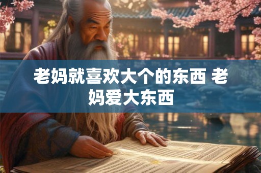 老妈就喜欢大个的东西 老妈爱大东西