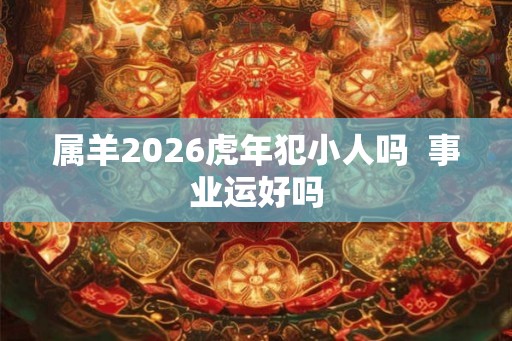 属羊2026虎年犯小人吗  事业运好吗