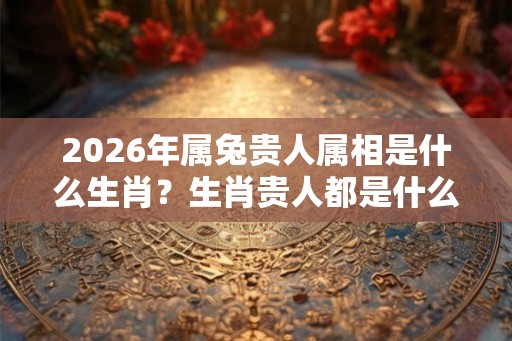 2026年属兔贵人属相是什么生肖？生肖贵人都是什么？