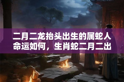 二月二龙抬头出生的属蛇人命运如何，生肖蛇二月二出生好吗