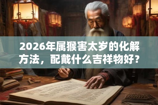 2026年属猴害太岁的化解方法,配戴什么吉祥物好? 2026年属猴害太岁的化解方法,配戴什么吉祥物好?