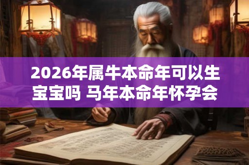2026年属牛本命年可以生宝宝吗 马年本命年怀孕会好吗