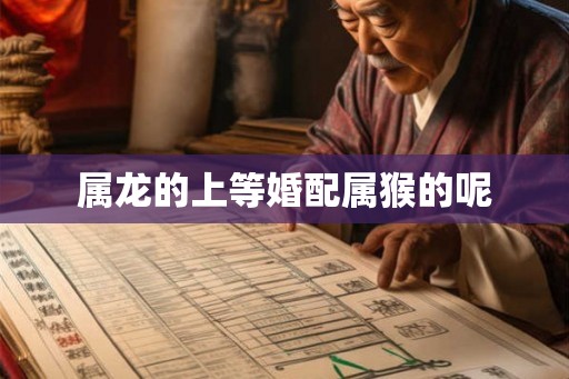属龙的上等婚配属猴的呢 属龙的上等婚配属猴的呢