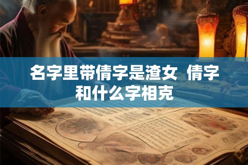 名字里带倩字是渣女  倩字和什么字相克