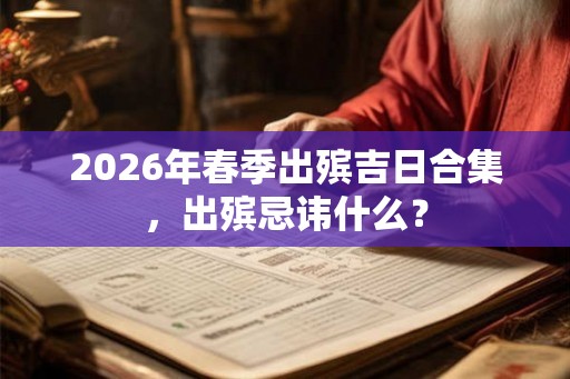 2026年春季出殡吉日合集，出殡忌讳什么？