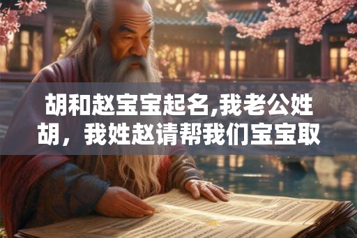 胡和赵宝宝起名,我老公姓胡，我姓赵请帮我们宝宝取个名字