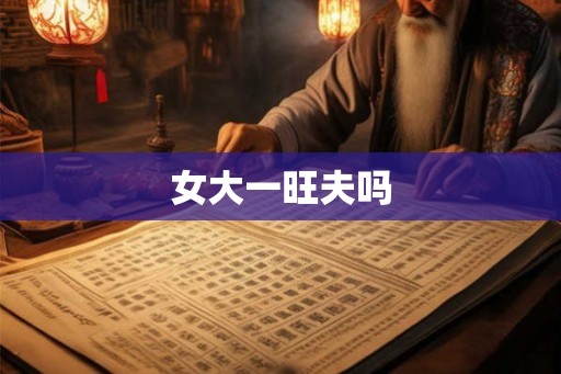 女大一旺夫吗