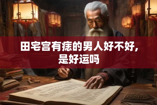 田宅宫有痣的男人好不好,是好运吗