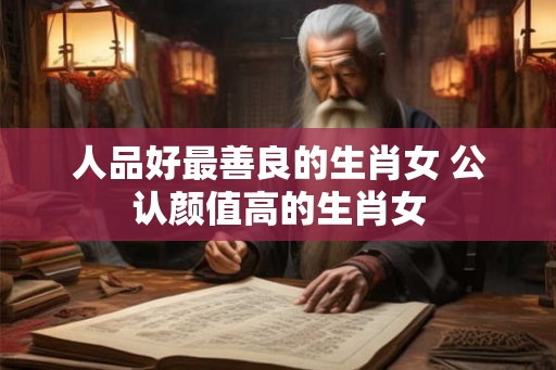 人品好最善良的生肖女 公认颜值高的生肖女 人品好最善良的生肖女 公认颜值高的生肖女