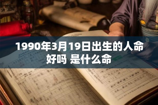 1990年3月19日出生的人命好吗 是什么命