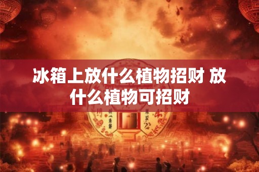 冰箱上放什么植物招财 放什么植物可招财