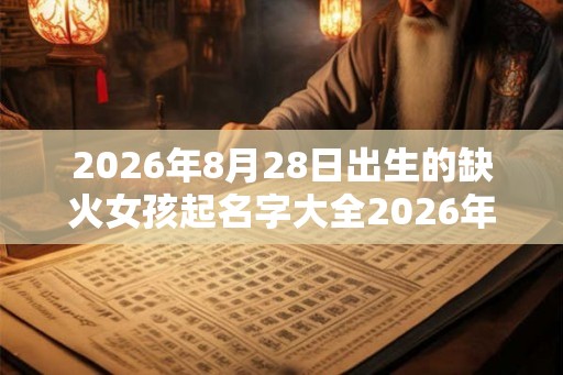 2026年8月28日出生的缺火女孩起名字大全2026年