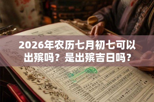 2026年农历七月初七可以出殡吗？是出殡吉日吗？