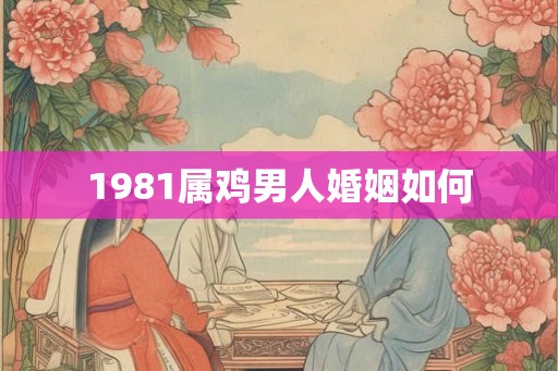 1981属鸡男人婚姻如何