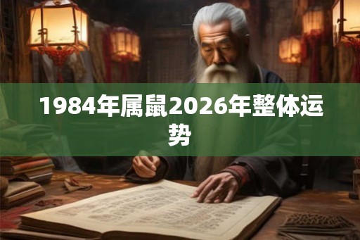 1984年属鼠2026年整体运势