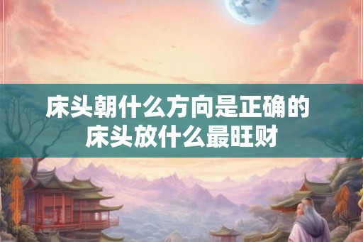 床头朝什么方向是正确的 床头放什么最旺财