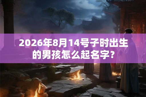 2026年8月14号子时出生的男孩怎么起名字? 2026年8月14号子时出生的男孩怎么起名字?