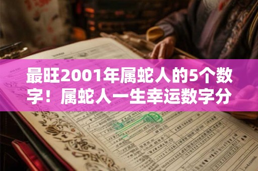 最旺2001年属蛇人的5个数字！属蛇人一生幸运数字分析