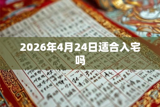 2026年4月24日适合入宅吗 2026年4月24日适合入宅吗