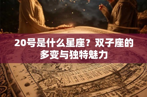 20号是什么星座?双子座的多变与独特魅力 20号是什么星座?双子座的多变与独特魅力