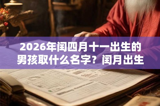 2026年闰四月十一出生的男孩取什么名字？闰月出生好不好？